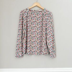 Loft floral blouse size medium